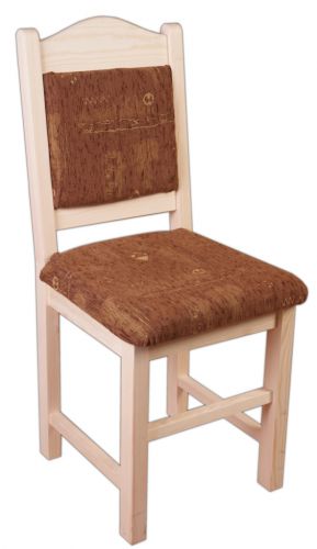 krzesło Karol tapicerowany sosna