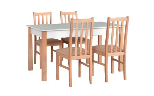 Zestaw stół Alba 2 + krzesło Bos 10