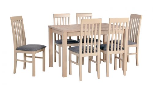 Zestaw stół Max 5 + krzesło Nilo 1