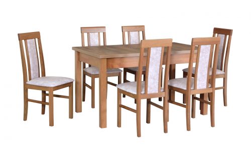 Zestaw stół Modena 1 + krzesło Nilo 2