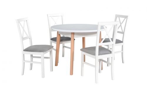 Zestaw stół Oslo 4 + krzesło Milano 4