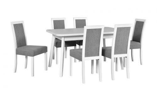 Zestaw stół Oslo 6 + krzesło Roma 3